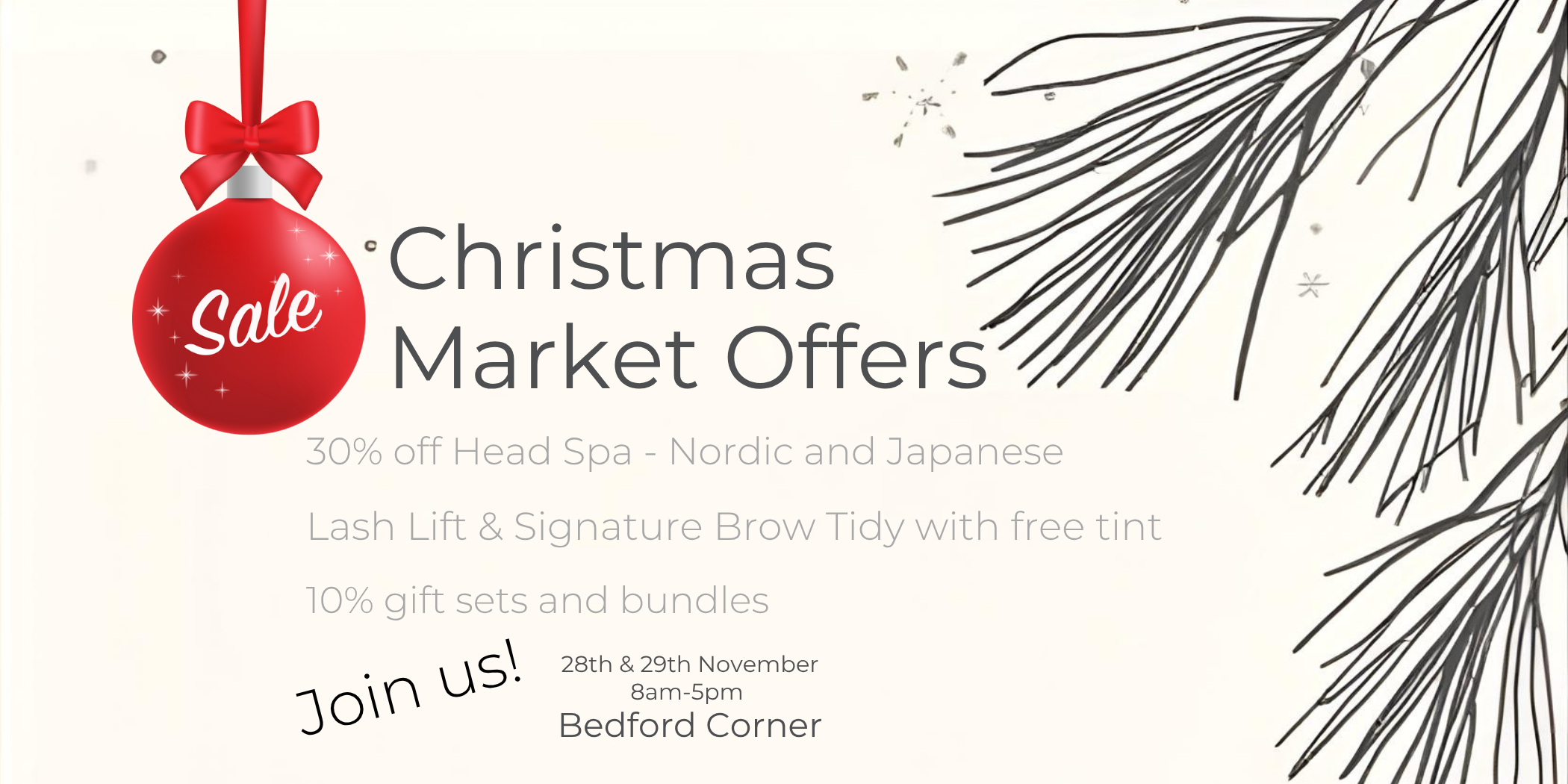 Join Us at the Bedford Corner Christmas Market!